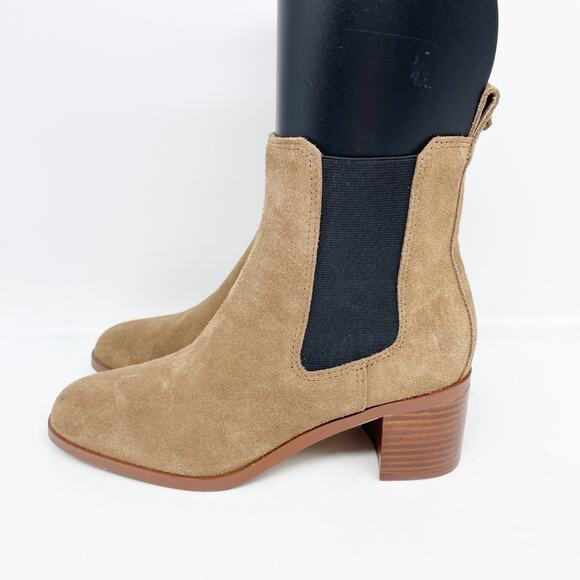 Steve Madden Women’s Rhiannon Chelsea Boot Cognac Suede Size 7.5M - Picture 5 of 12